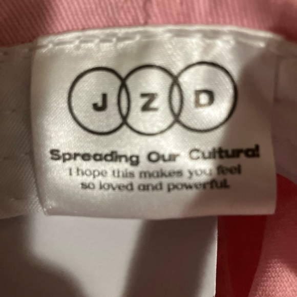 JZD Target LHM Women's OSFM 100% Cotton CORAZON LATINO Pink Baseball Hat Cap - Picture 6 of 8